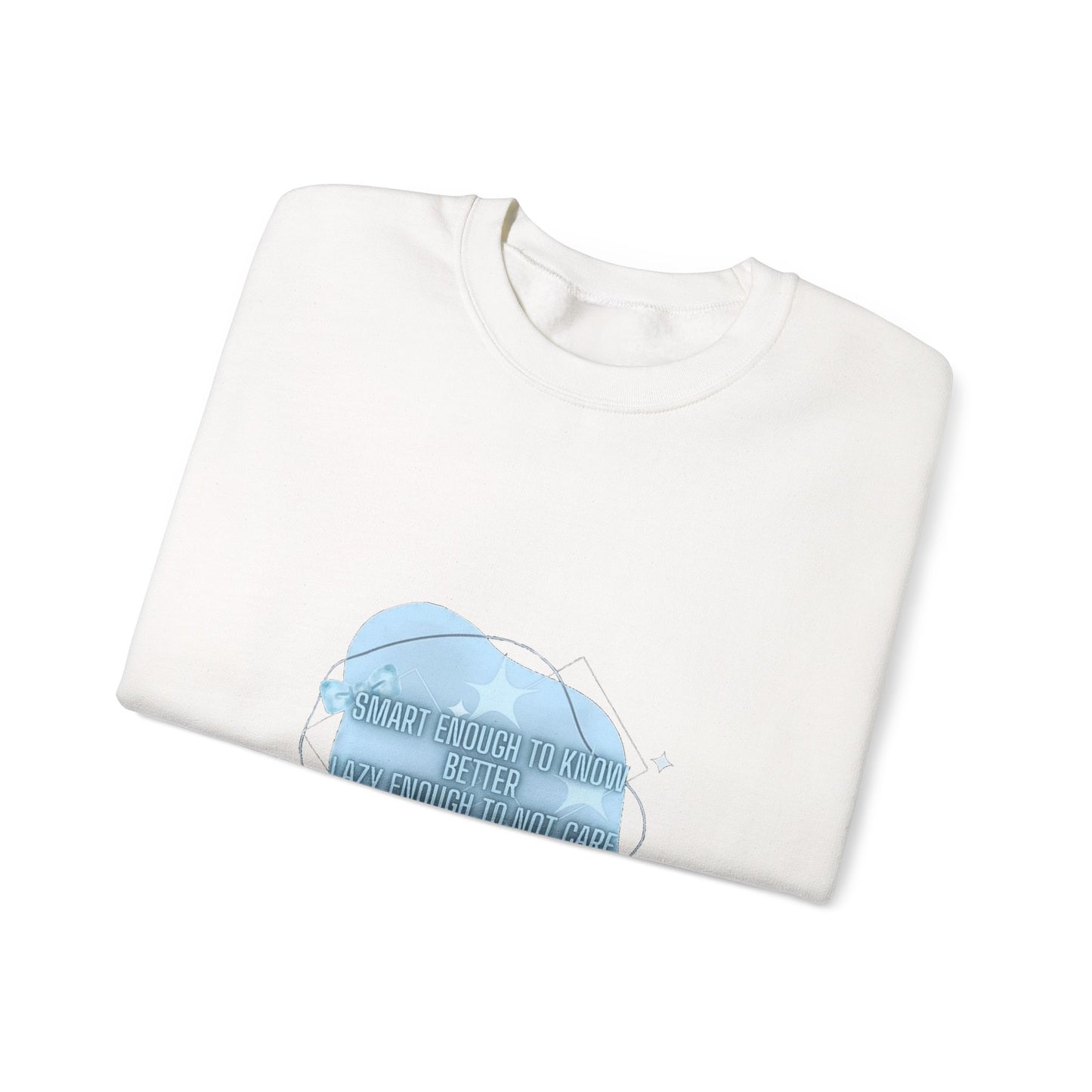 Smart but Sofa Mode Unisex sweatshirt.