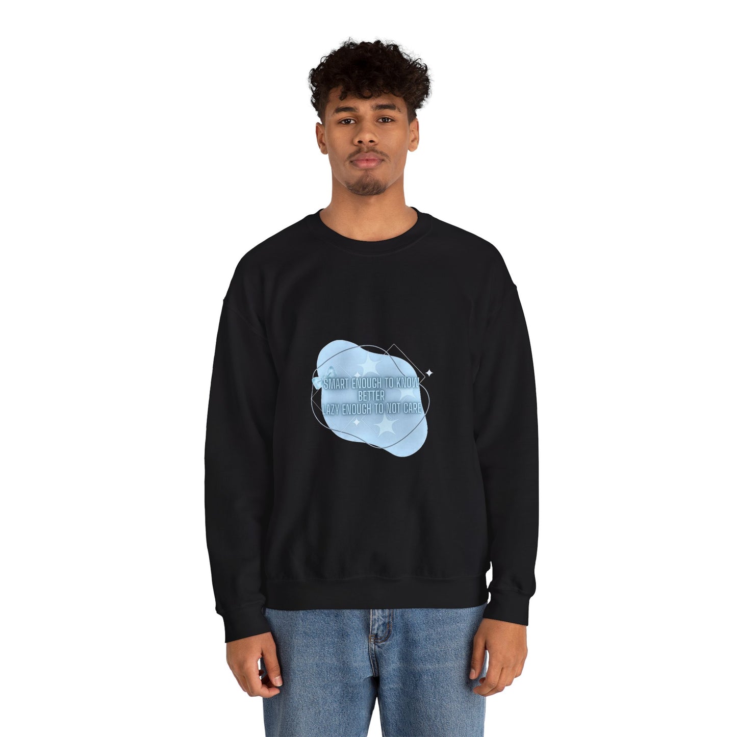 Smart but Sofa Mode Unisex sweatshirt.