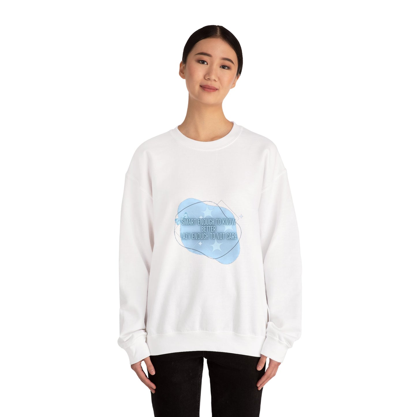 Smart but Sofa Mode Unisex sweatshirt.