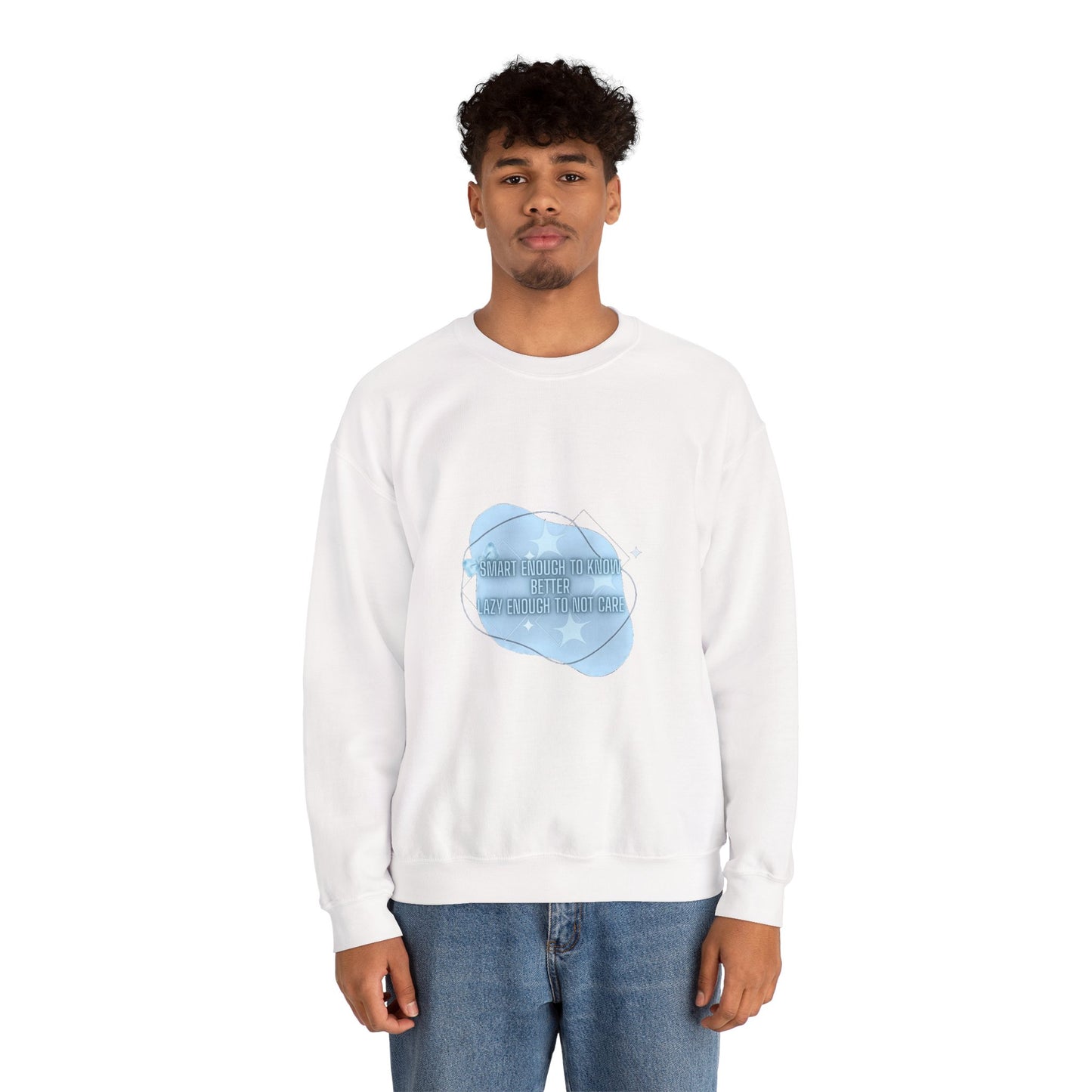 Smart but Sofa Mode Unisex sweatshirt.