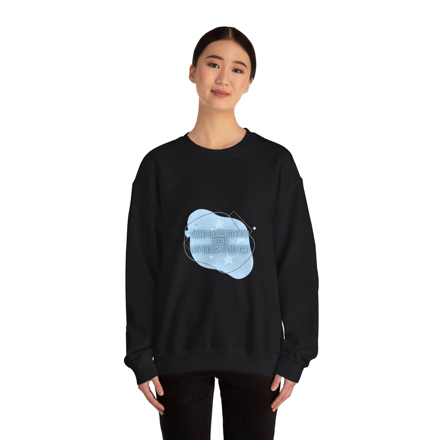 Smart but Sofa Mode Unisex sweatshirt.